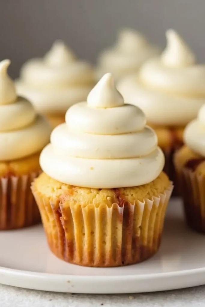 cinnamon roll cupcakes 1