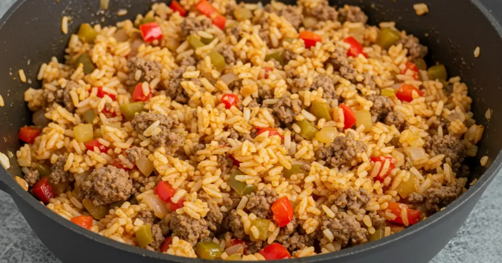 dirty rice with ground beef