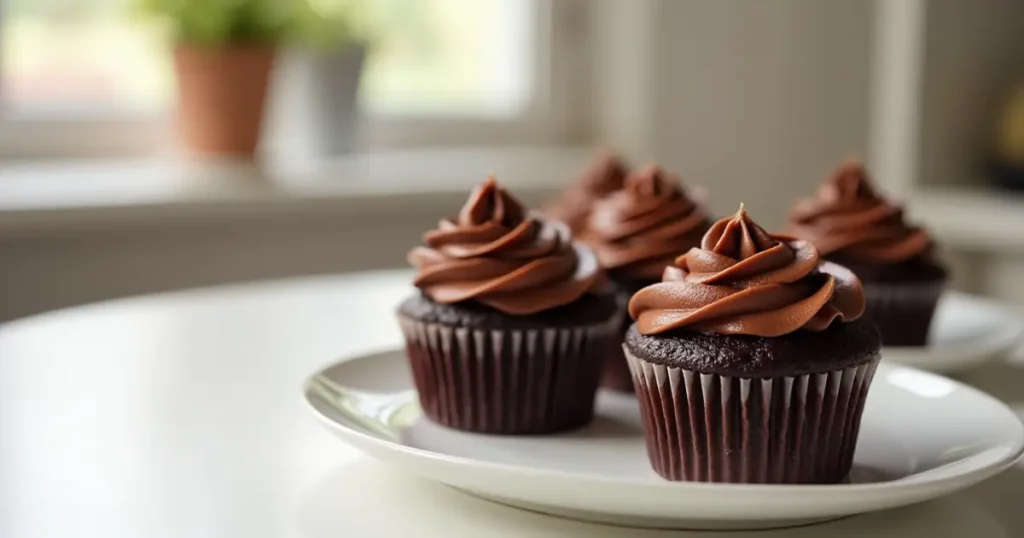 hot chocolate cupcakes