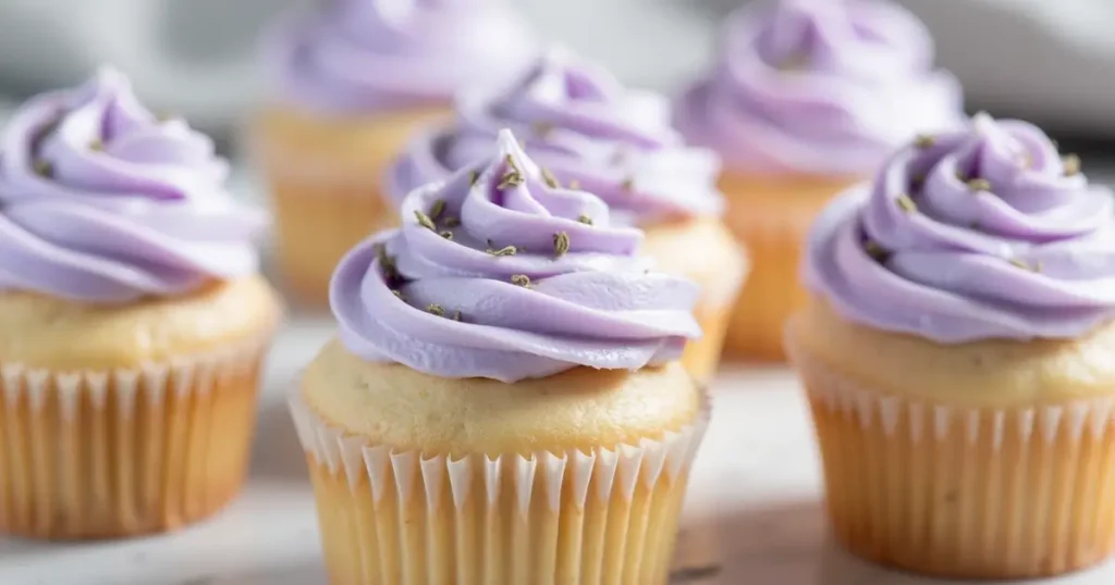 lavender cupcakes