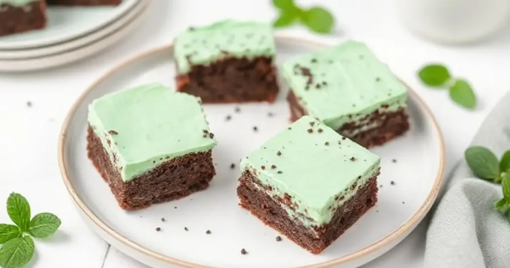 mint brownies