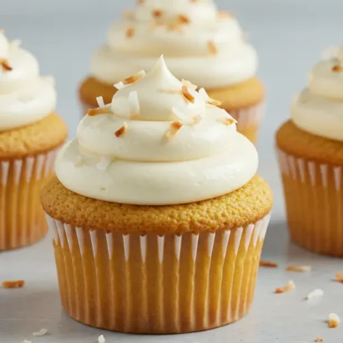 pina colada cupcakes