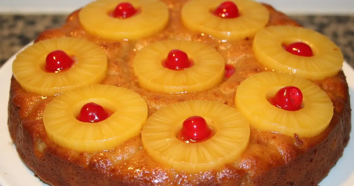 pineapple upside down cake recipe
