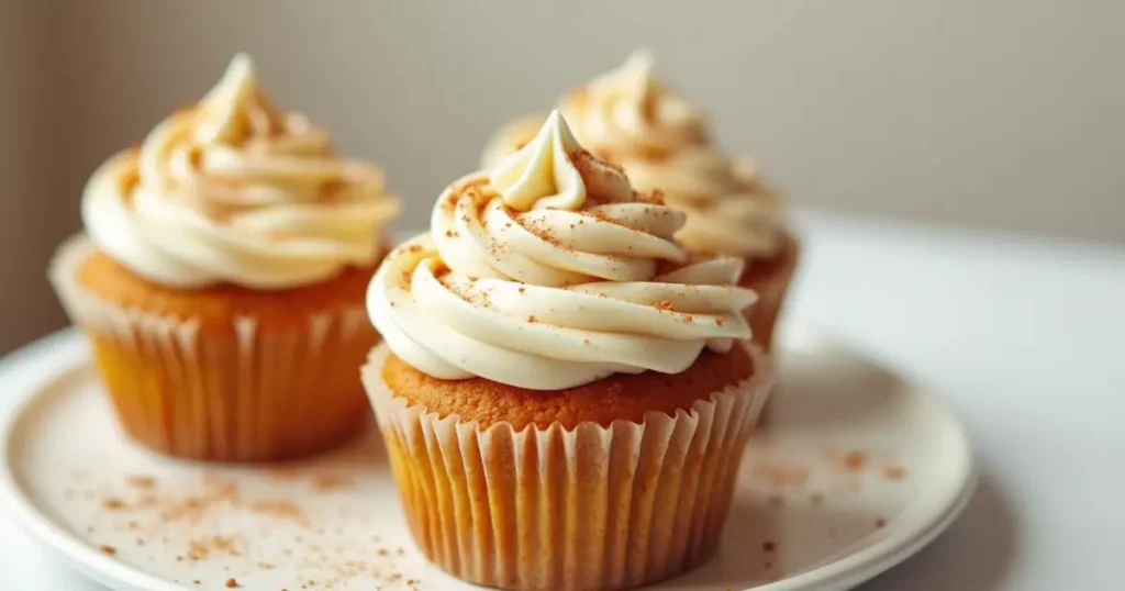 pumpkin spice cupcakes