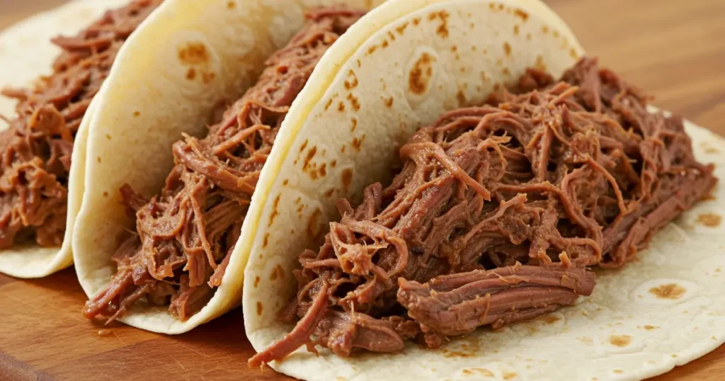 shredded beef