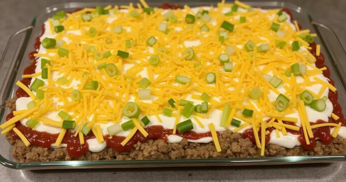taco dip with ground beef