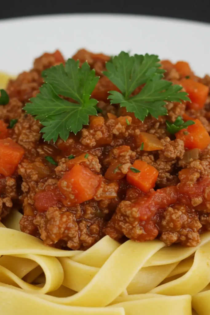Easy beef bolognese recipe