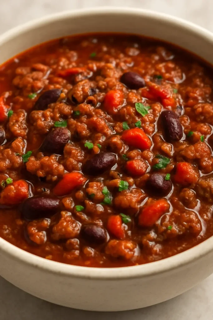 beef chili recipe