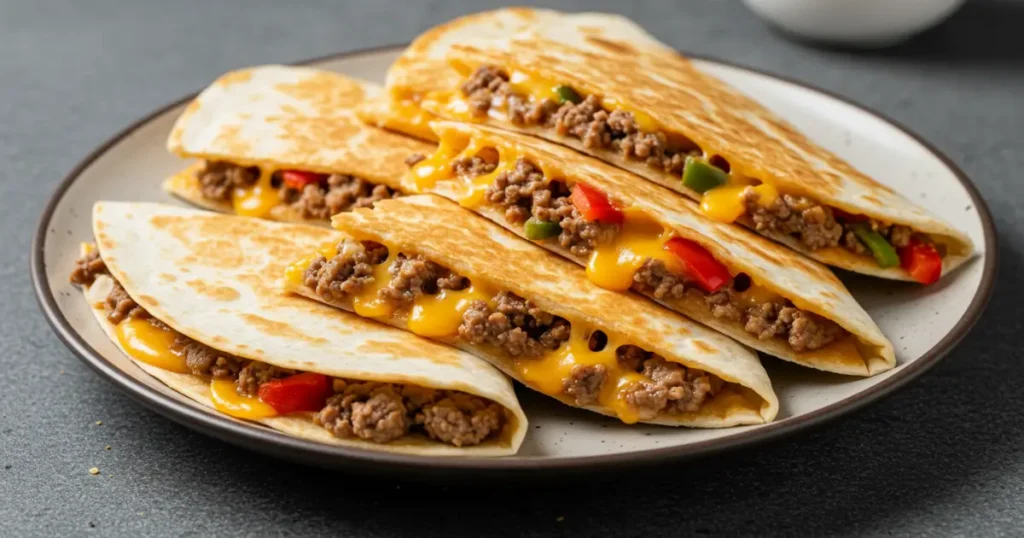 beef quesadillas