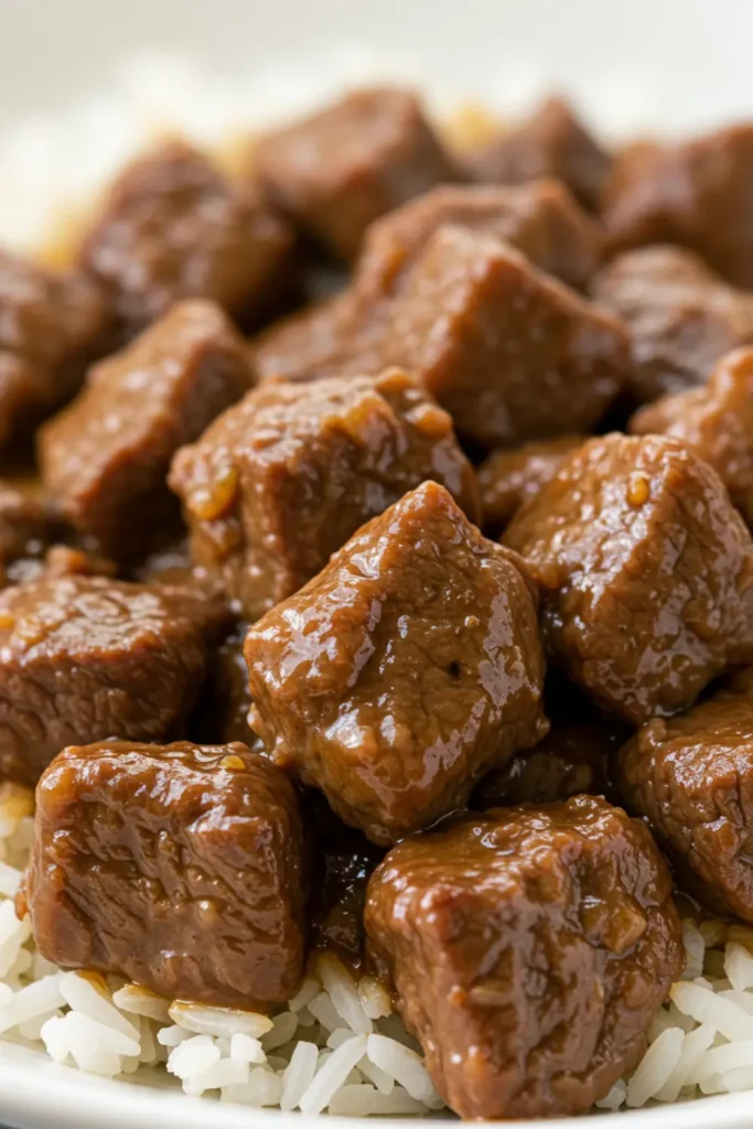 beef tips and rice recipe