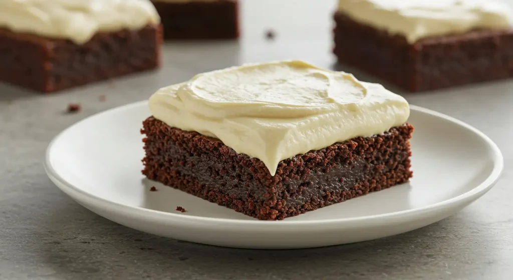 brownies with frosting