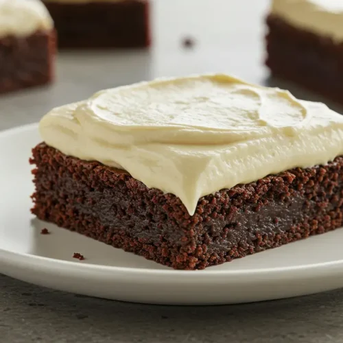brownies with frosting