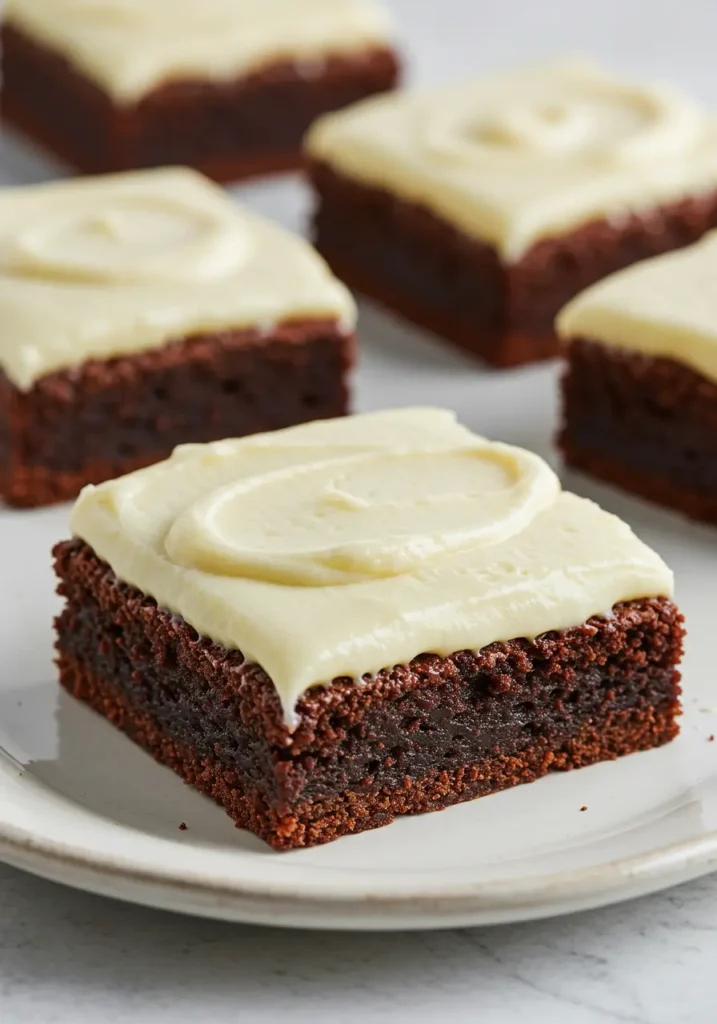brownies with frosting
