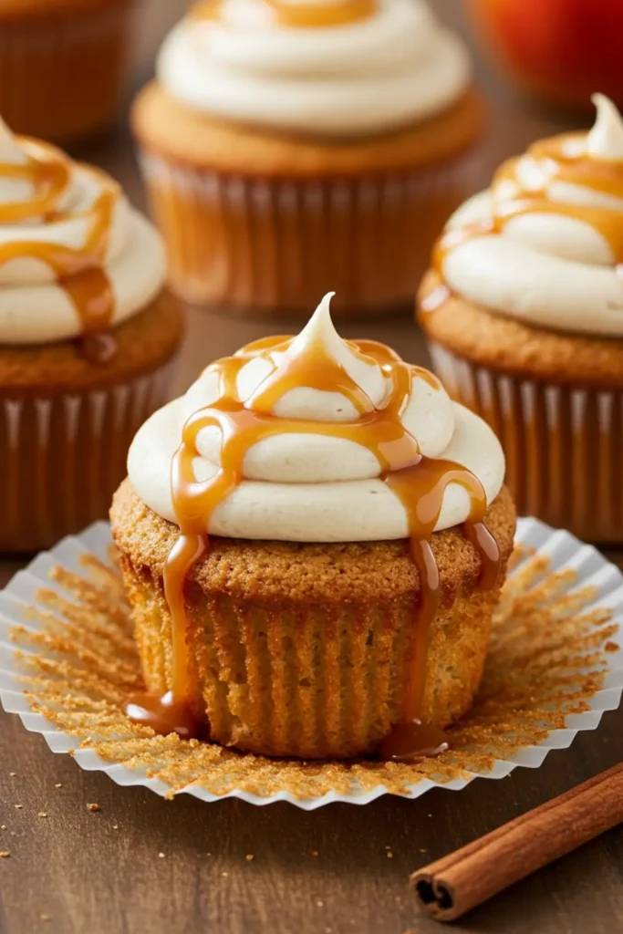caramel apple cupcakes recipe