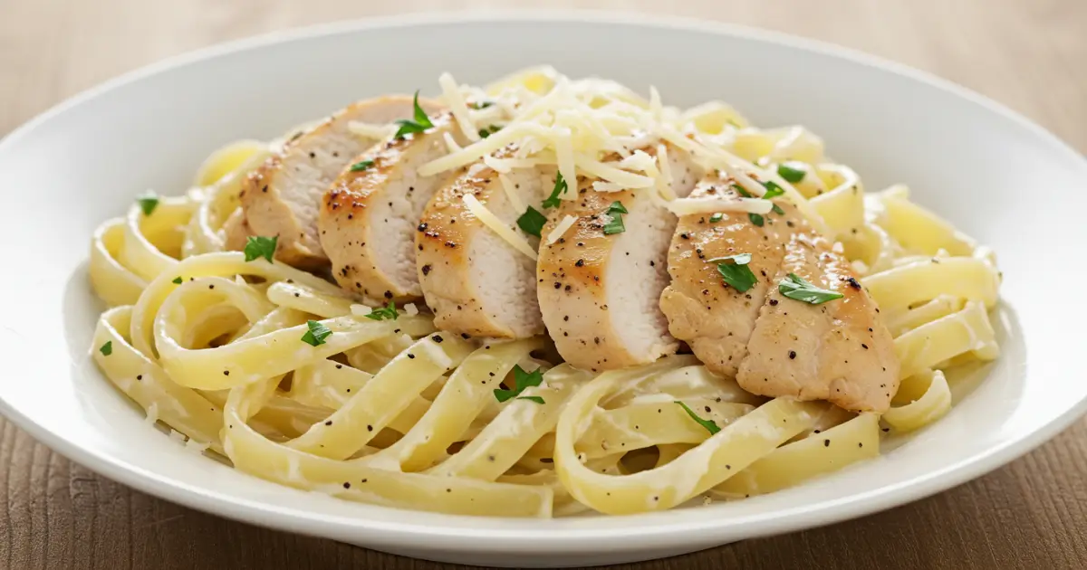 chicken alfredo pasta