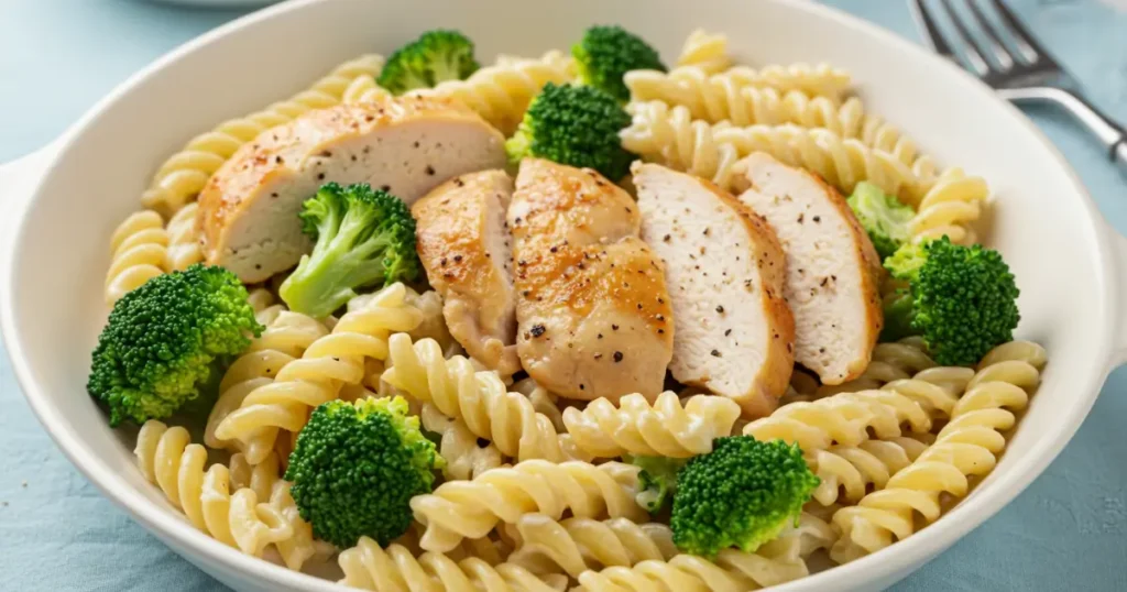 chicken broccoli pasta