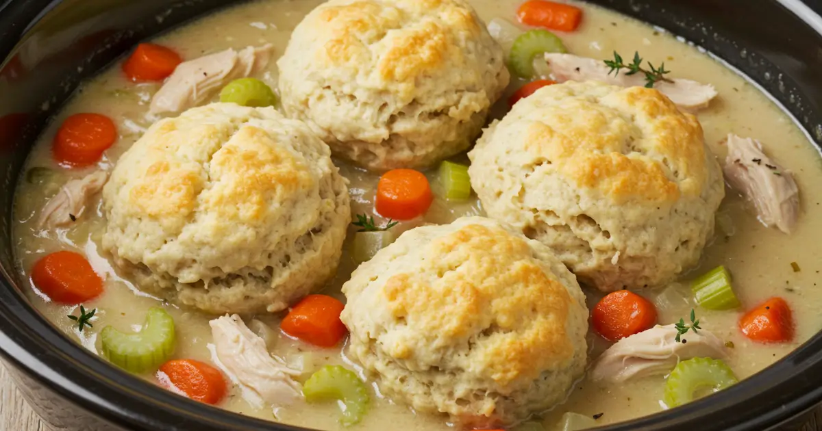 crockpot chicken and dumplings