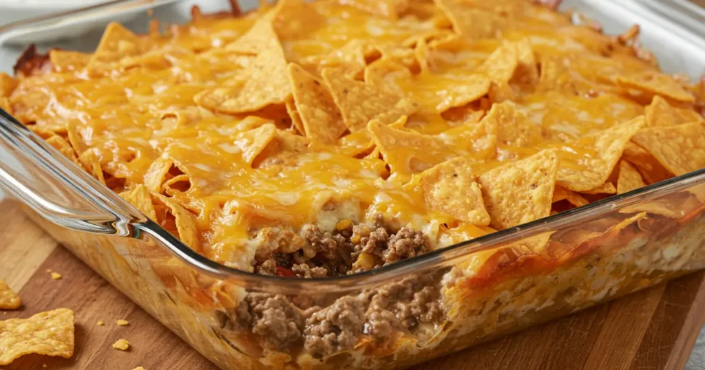 doritos casserole with ground beef