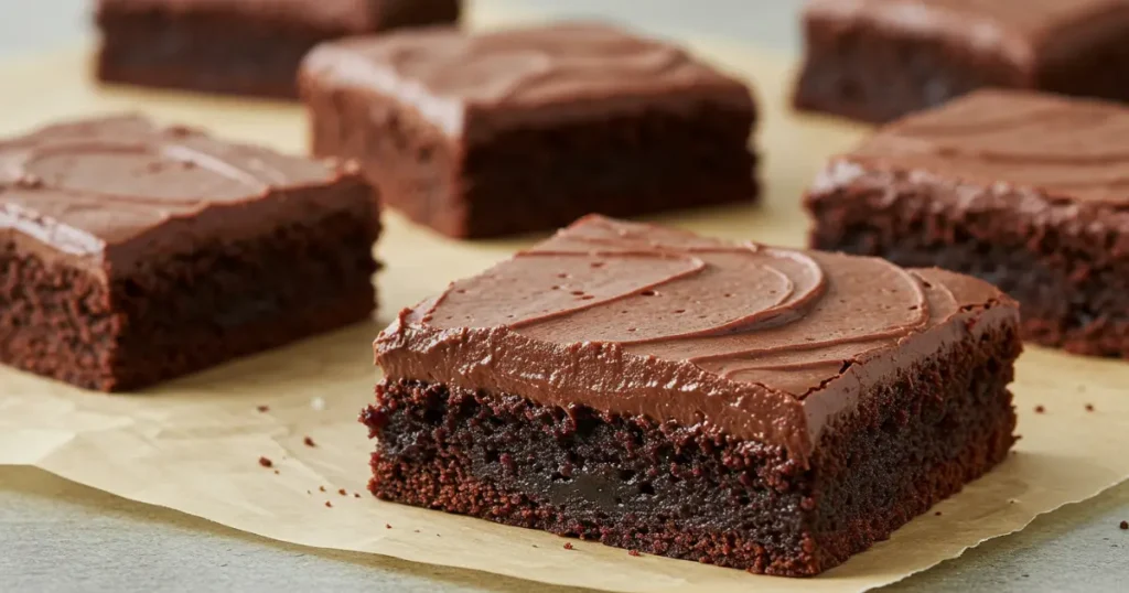 frosted brownies