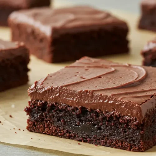 frosted brownies