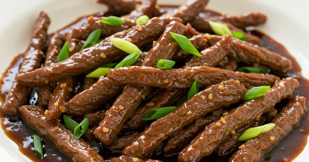 ginger beef recipe