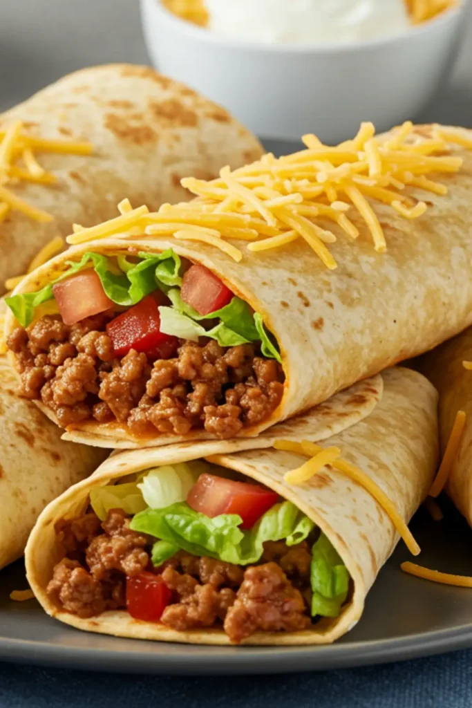ground beef burritos recipe