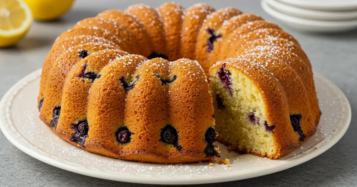 lemon blueberry cake