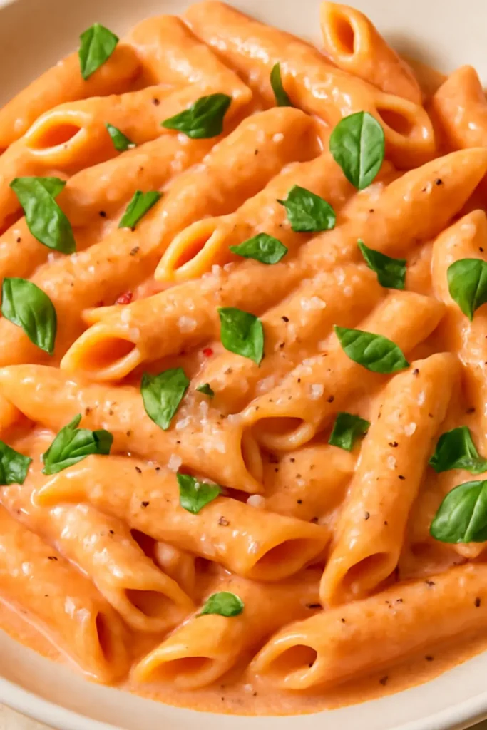 pink sauce pasta recipe