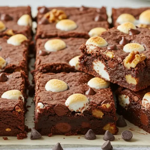 rocky road brownies
