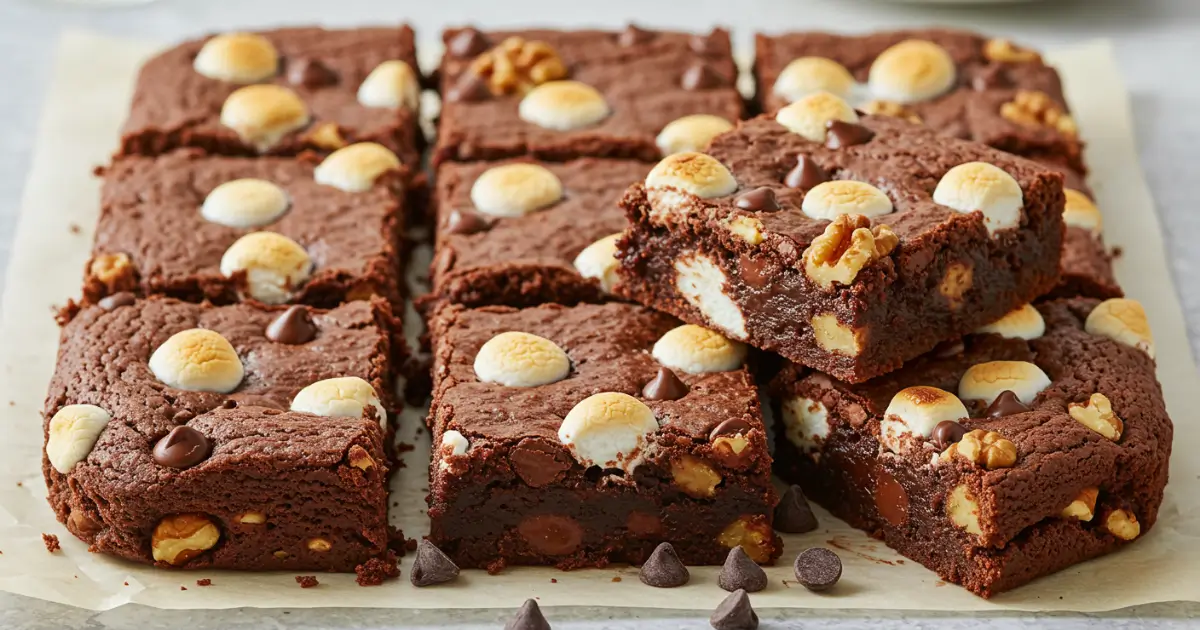rocky road brownies