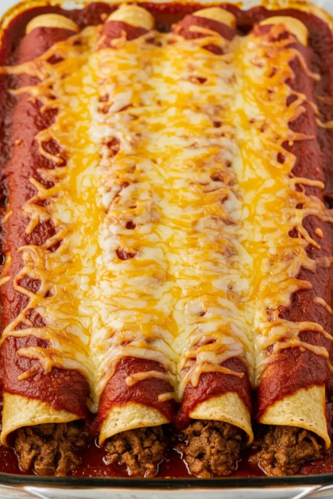 shredded beef enchiladas recipe