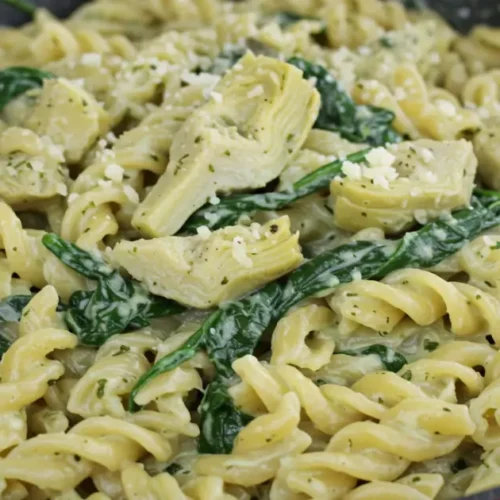 spinach artichoke pasta