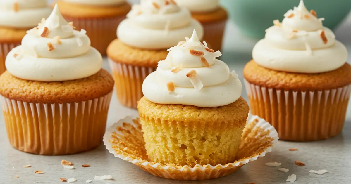 tropical cupcakes