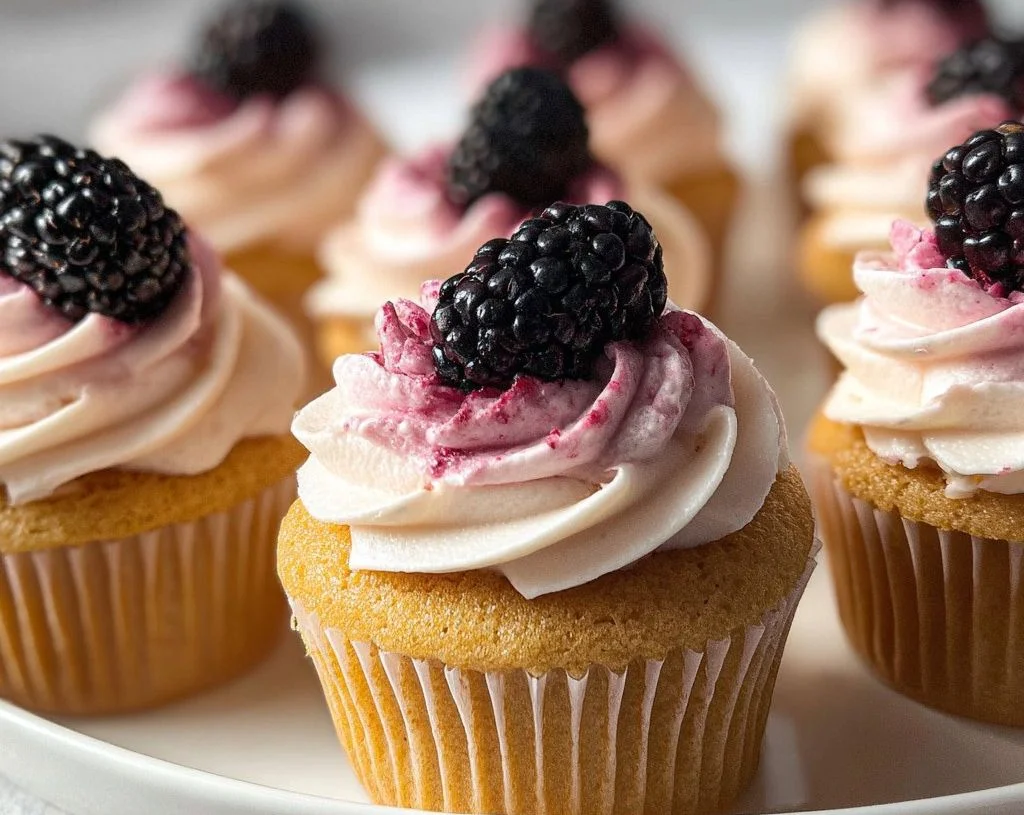 Blackberry Cupcakes