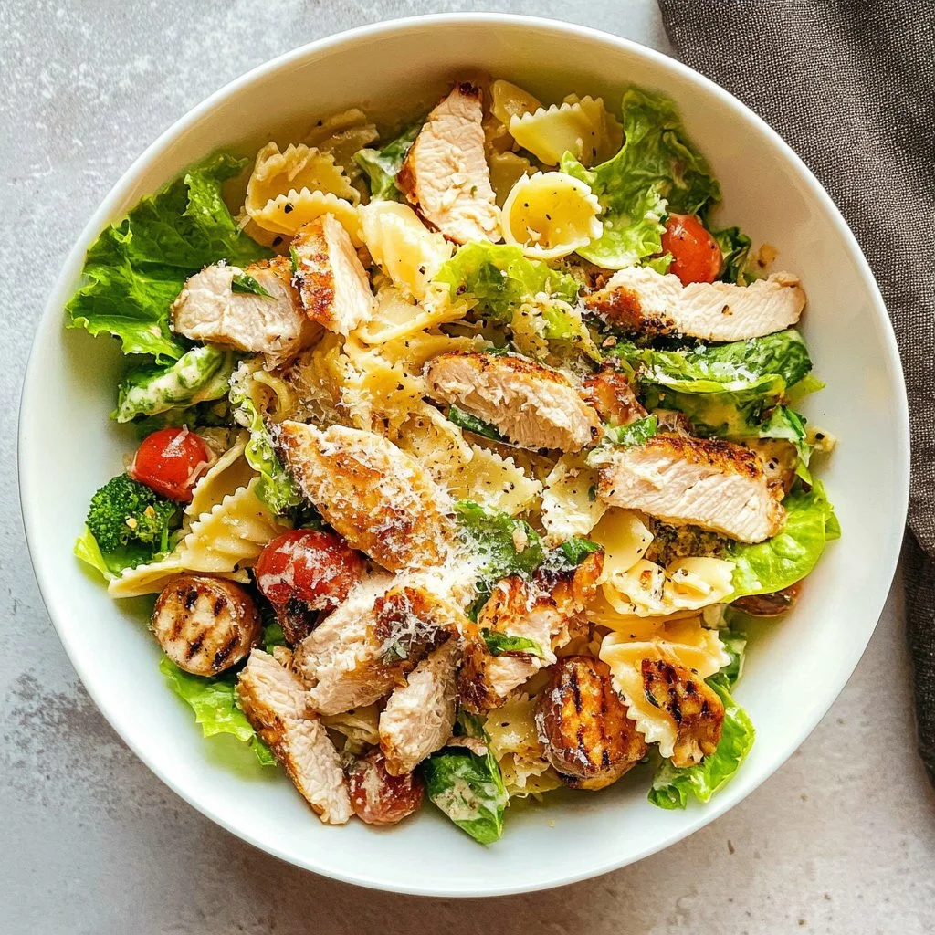 Chicken Caesar Pasta Salad