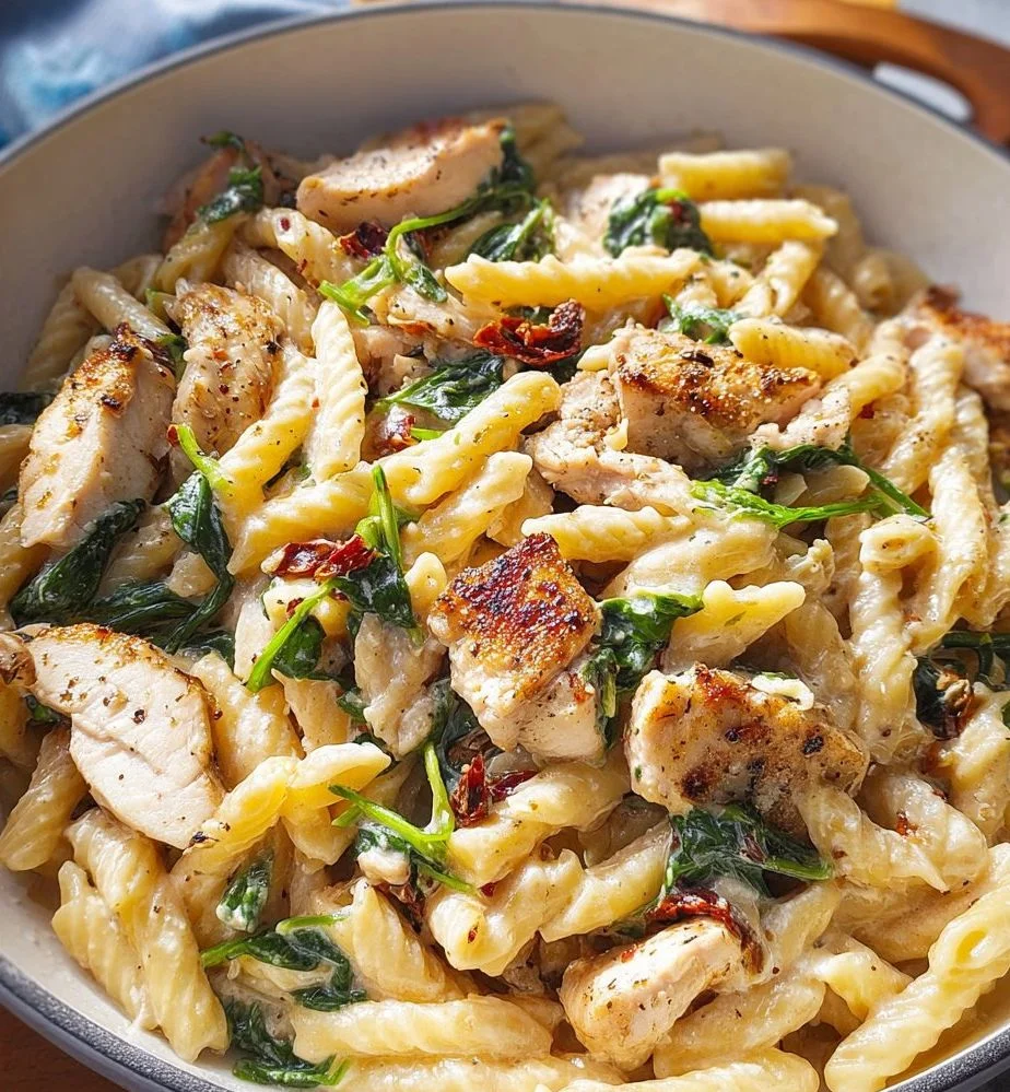 Chicken Spinach Pasta