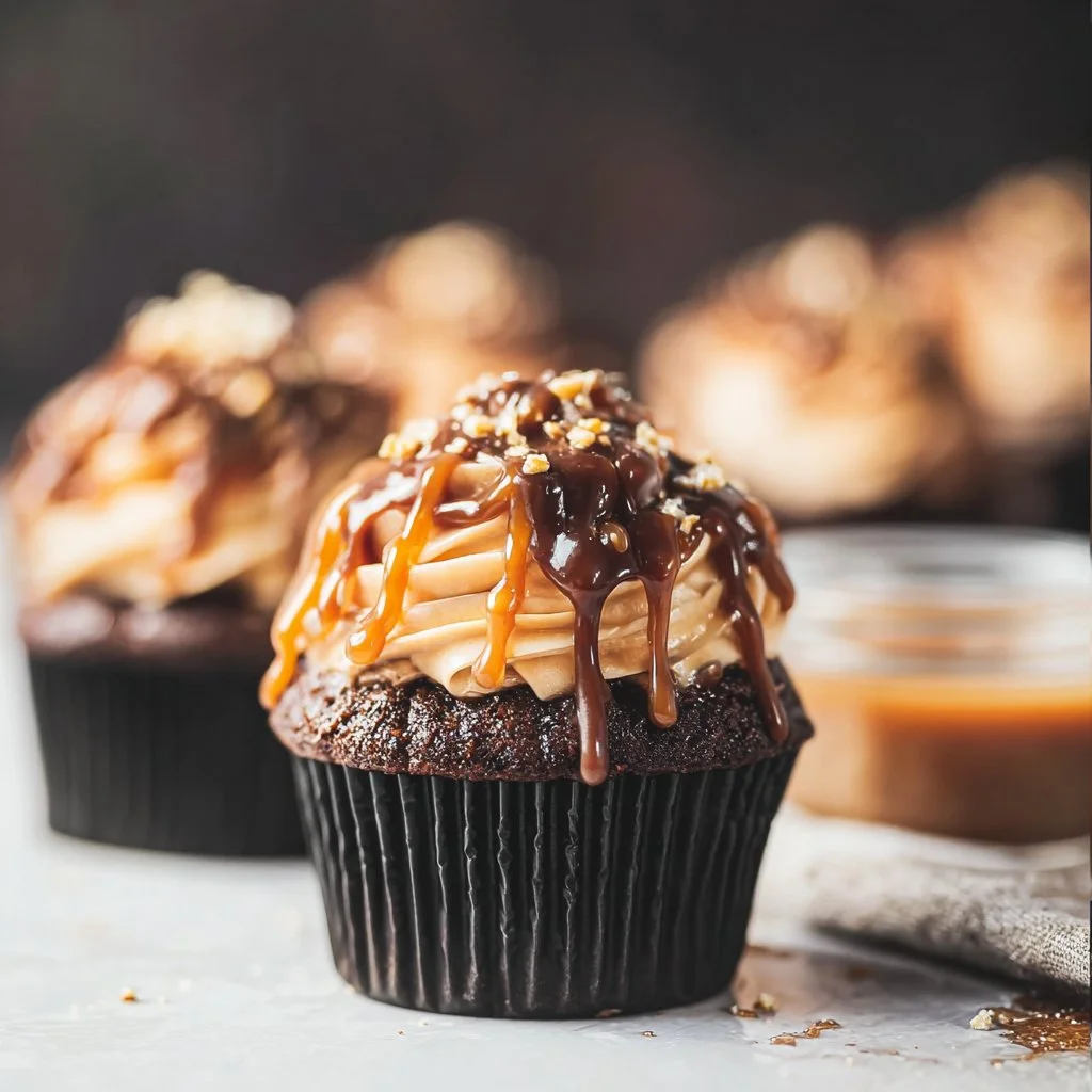 Chocolate Caramel Cupcakes