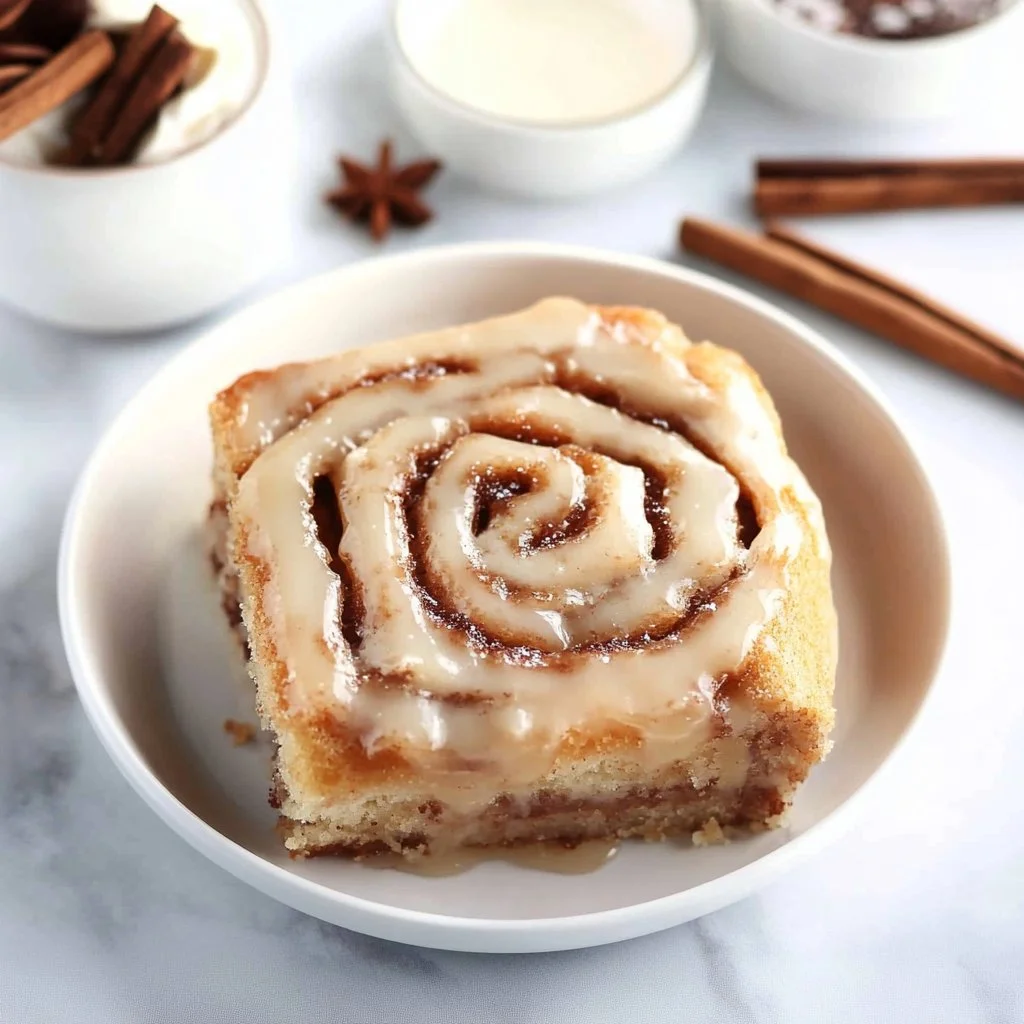 Cinnamon Roll Cake