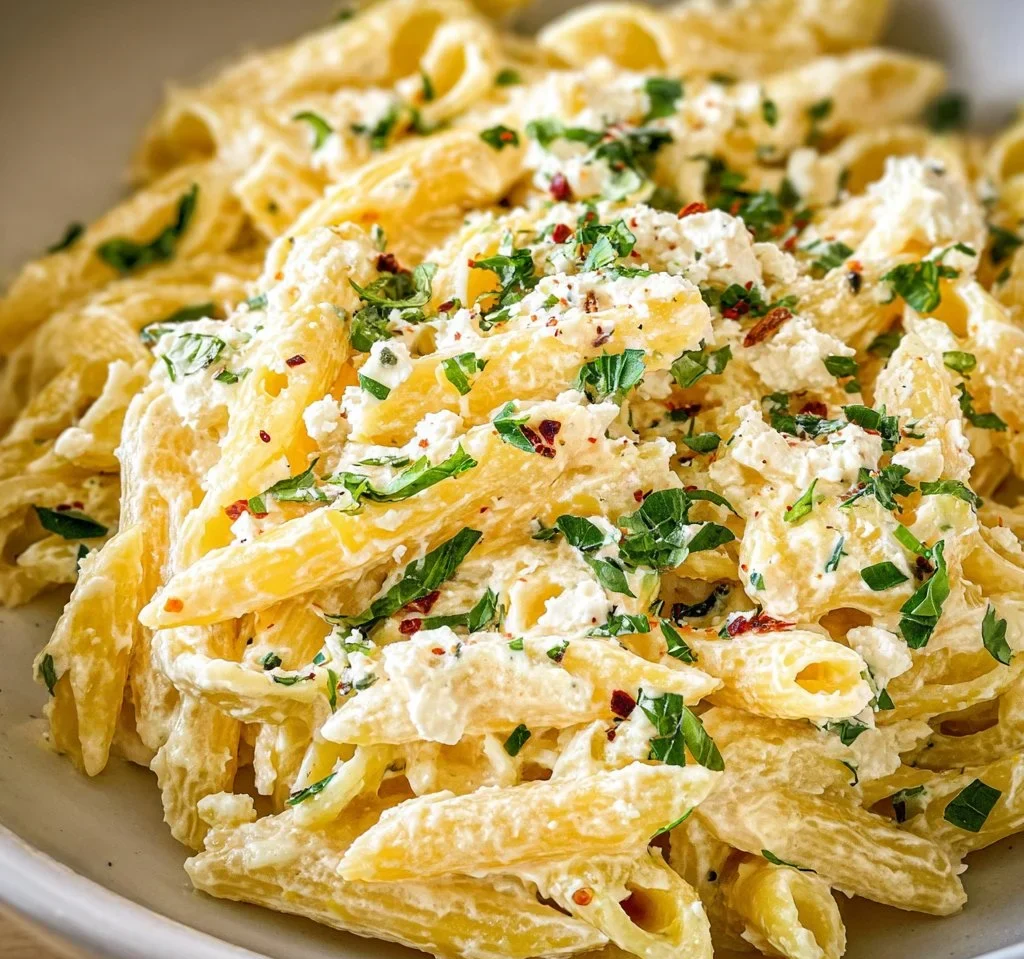 Creamy Goat Cheese Pasta