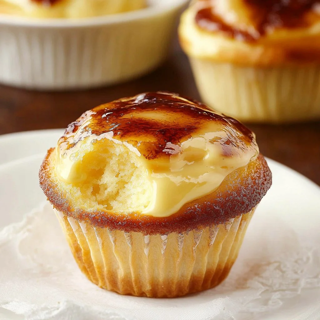 Crème Brûlée Cupcakes