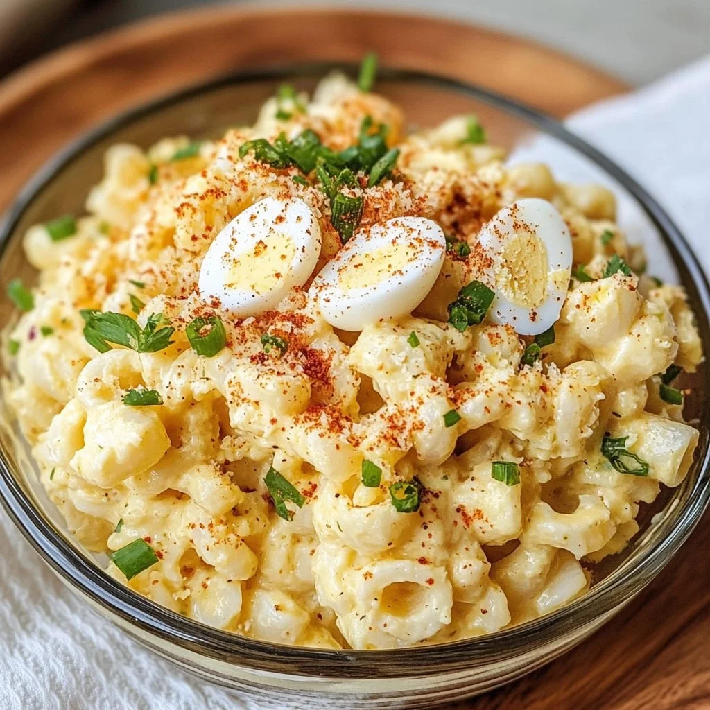 Deviled Egg Pasta Salad