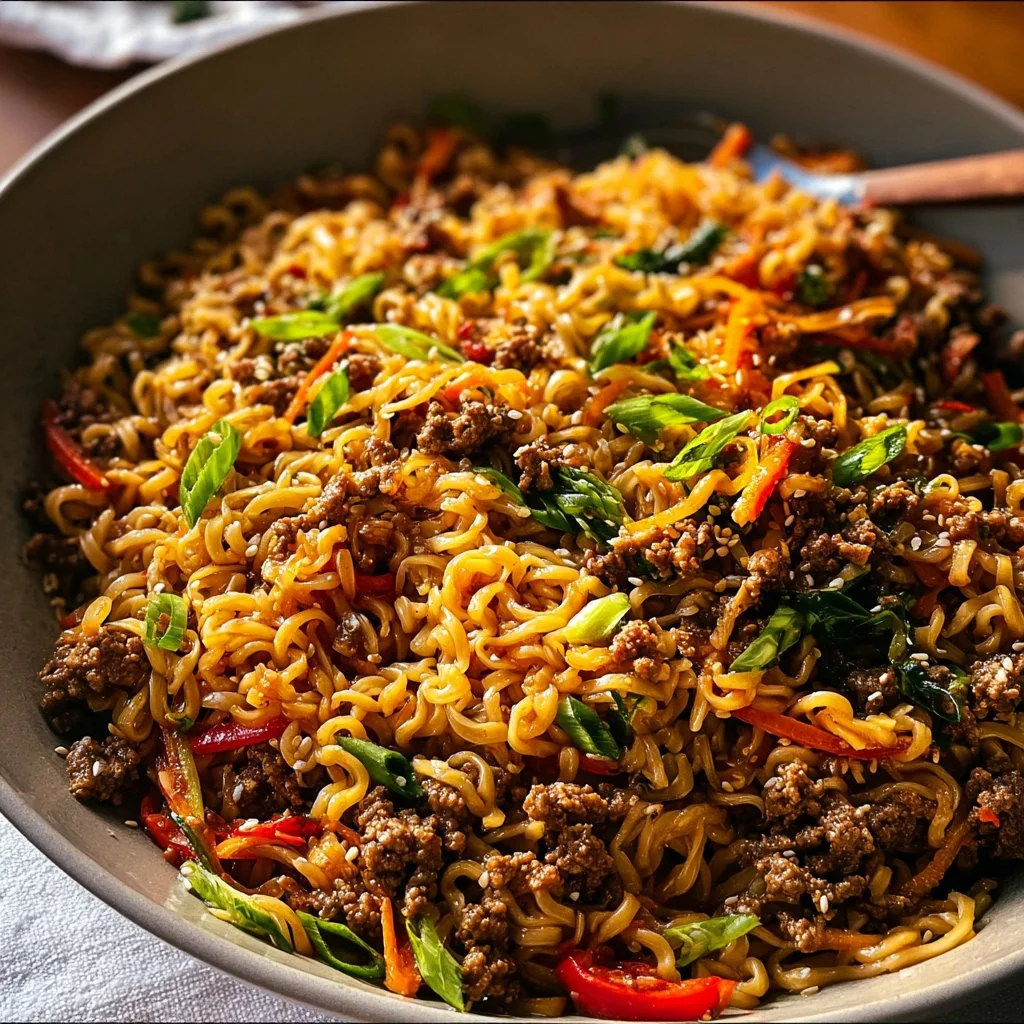 Ground Beef Ramen