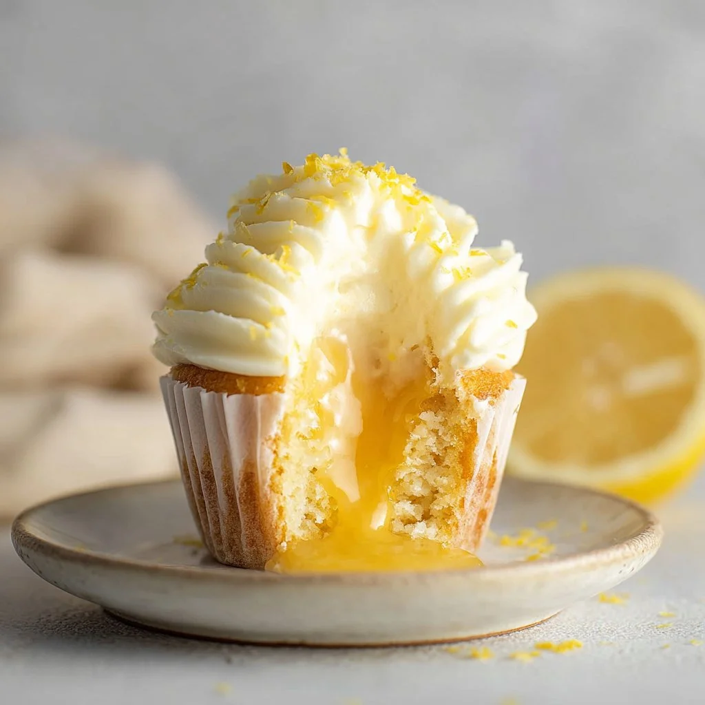 Lemon Curd Cupcakes