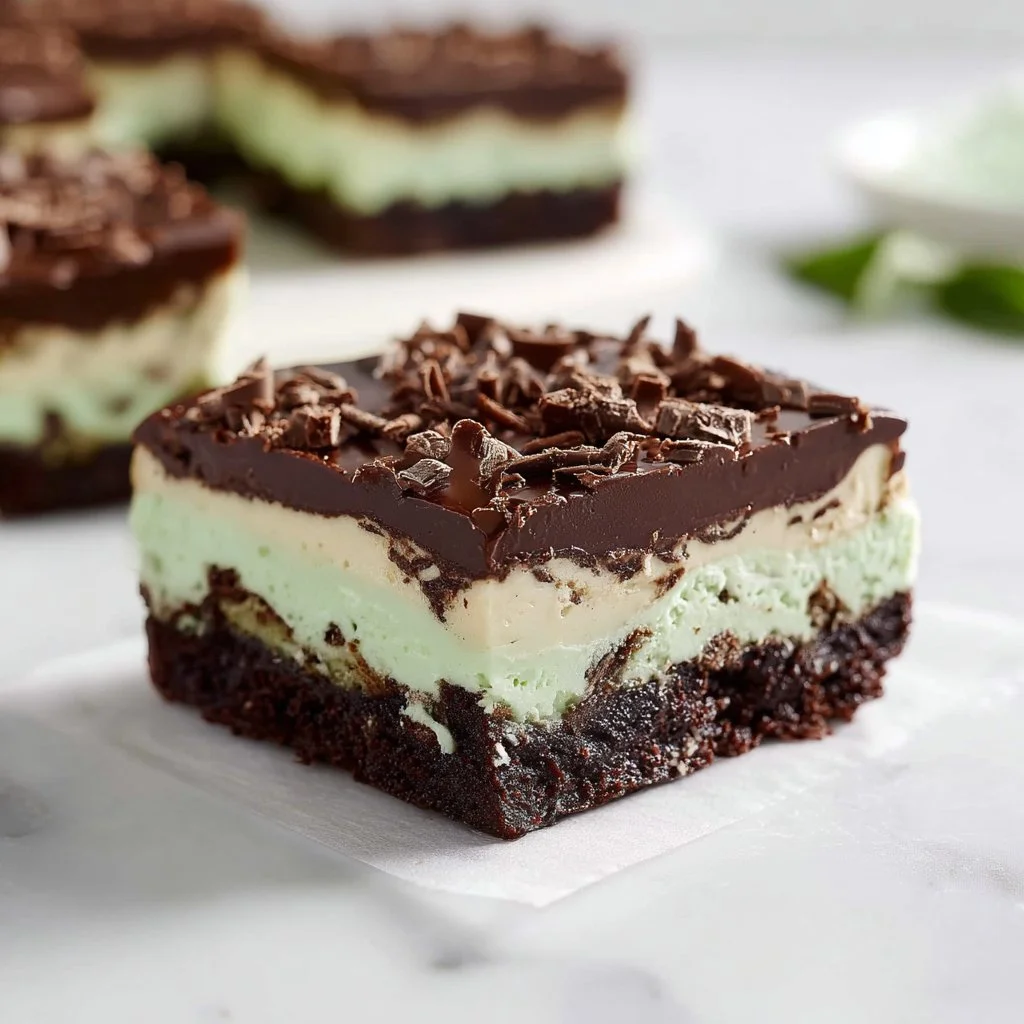 Mint Chocolate Brownies