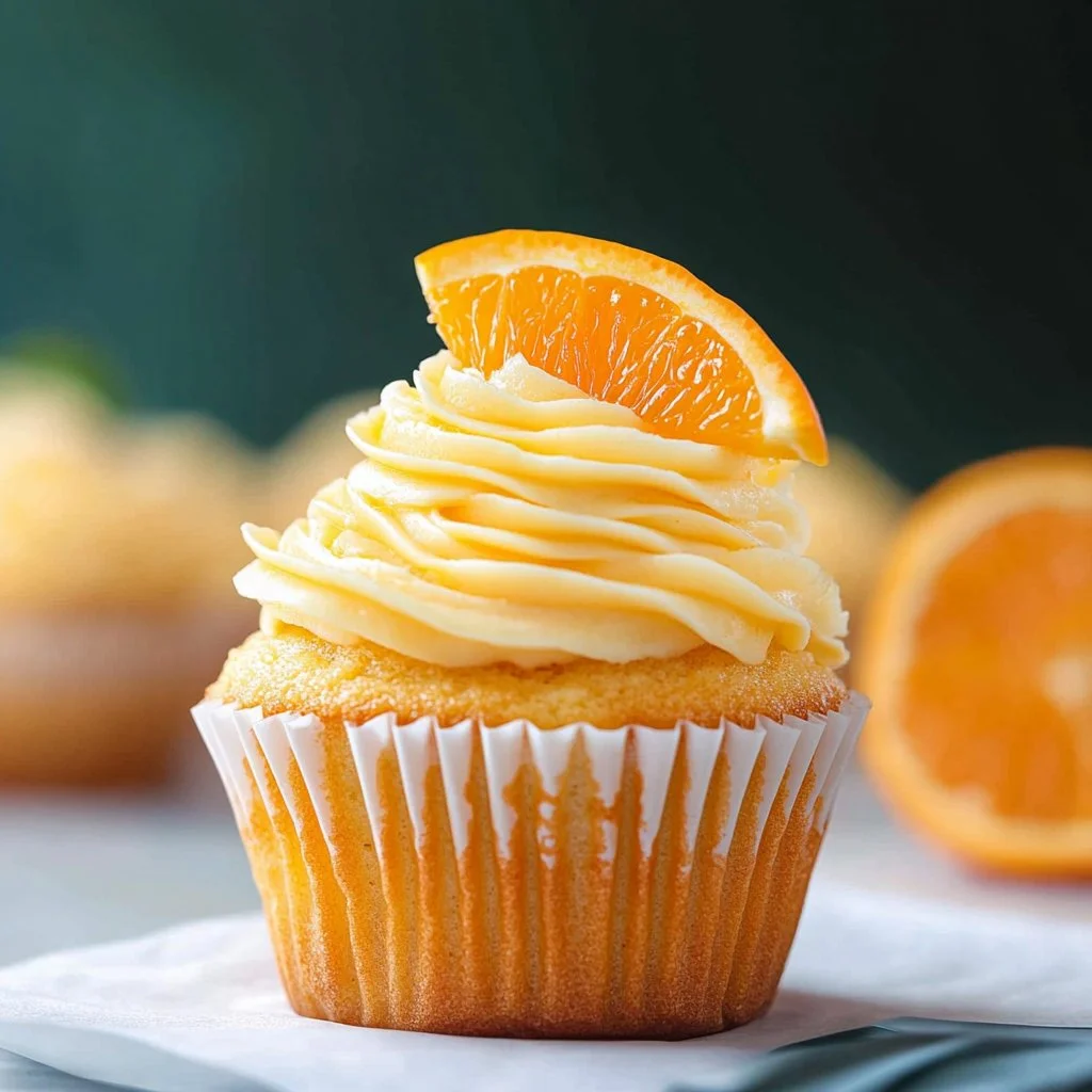 Orange Creamsicle Cupcakes