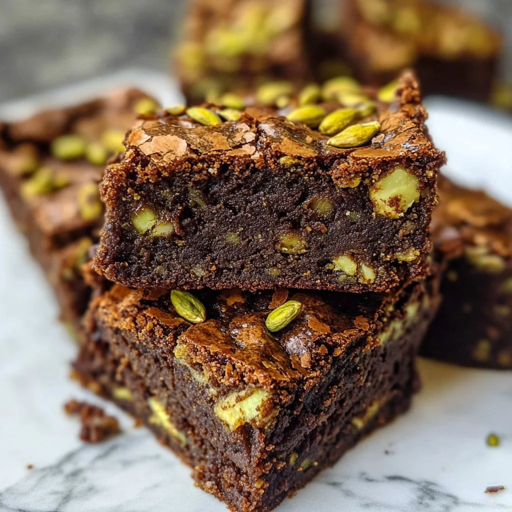 Pistachio Brownies