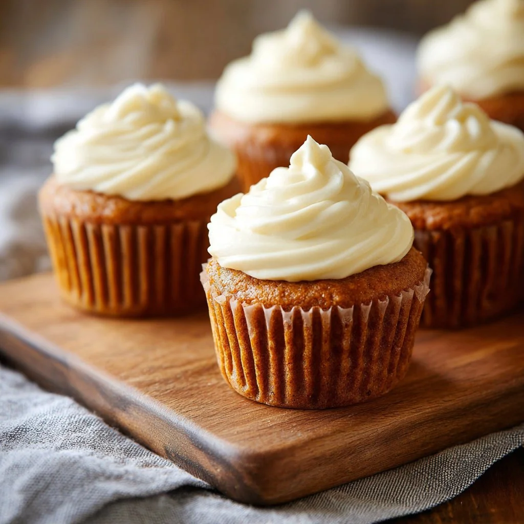 Pumpkin Cheesecake Cupcakes