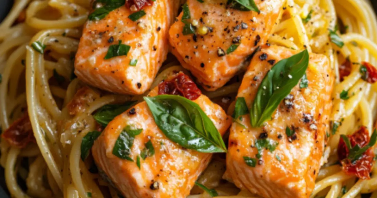 salmon pasta