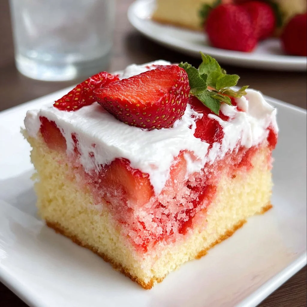 Strawberry Poke Cake