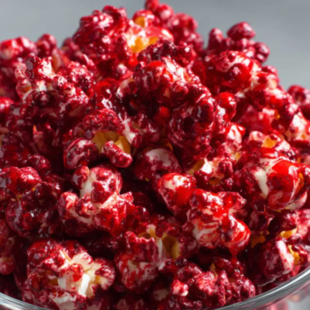 Bloody Red Velvet Popcorn